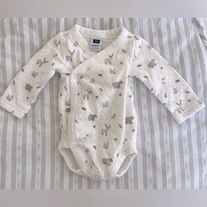 Janie and Jack woodland creatures onesie